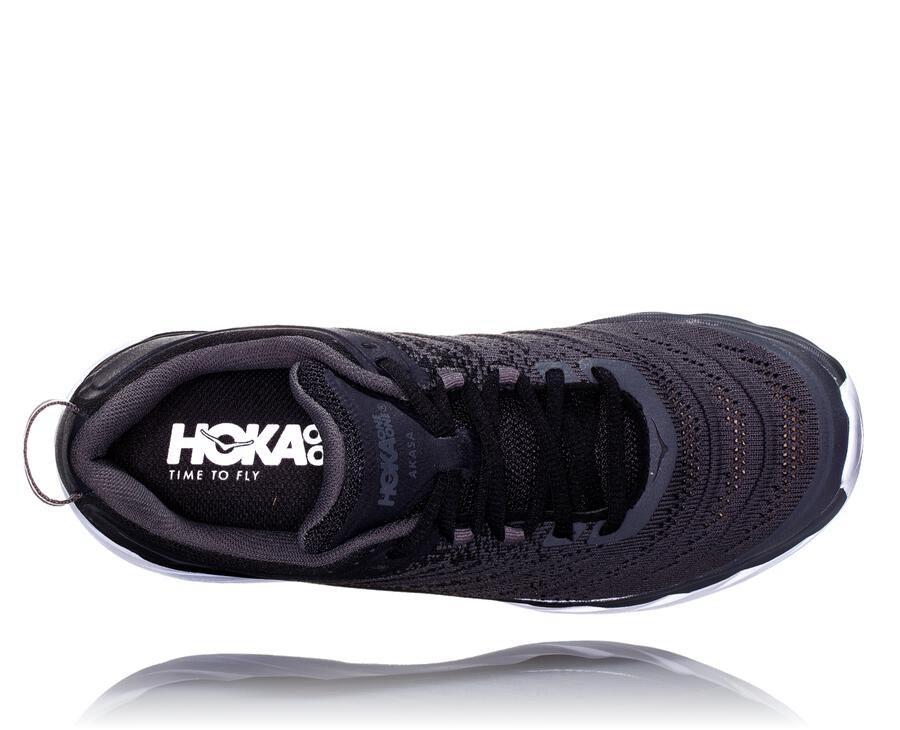 Tenis Hoka One One Masculino Pretas/Branco - Akasa - 127-ZTDHFX